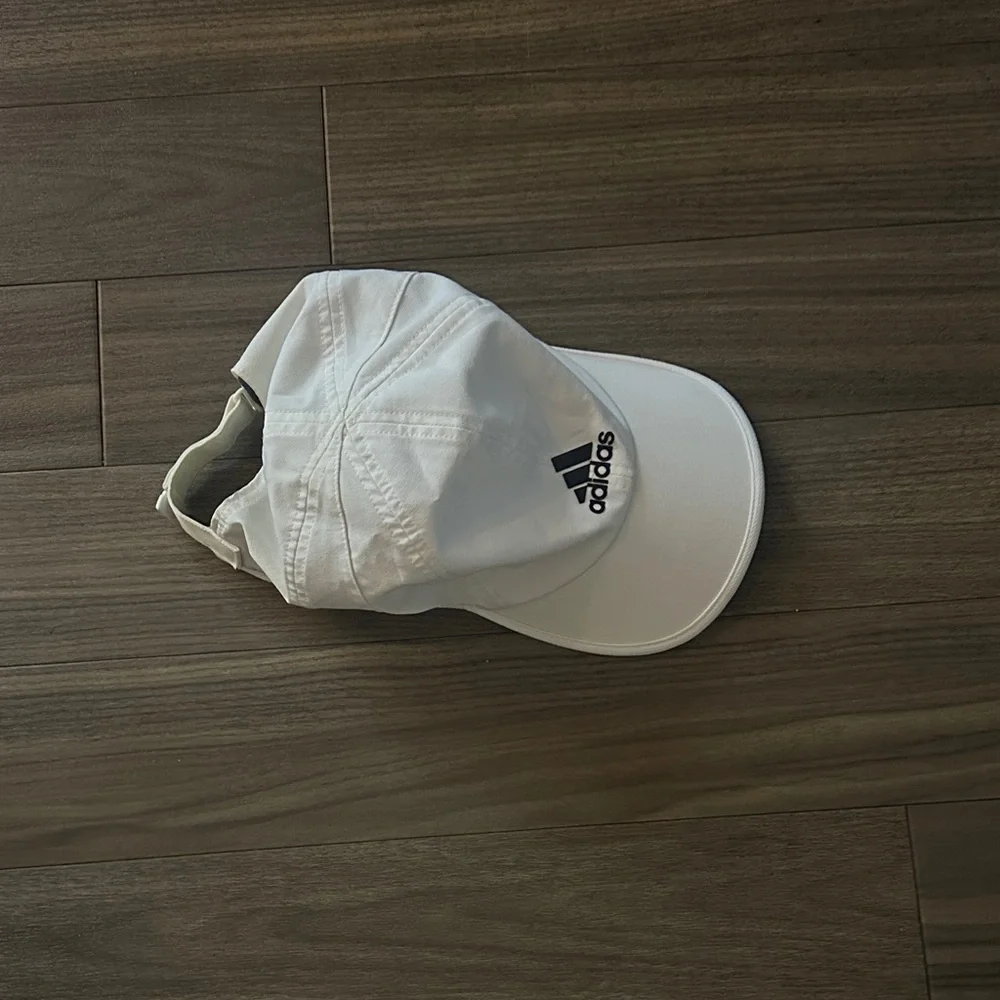 adidas White Logo Performance Cap